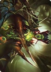 Image for Maze's Mantle Art Card (40) [Phyrexia: All Will Be One] - Magic: The Gathering