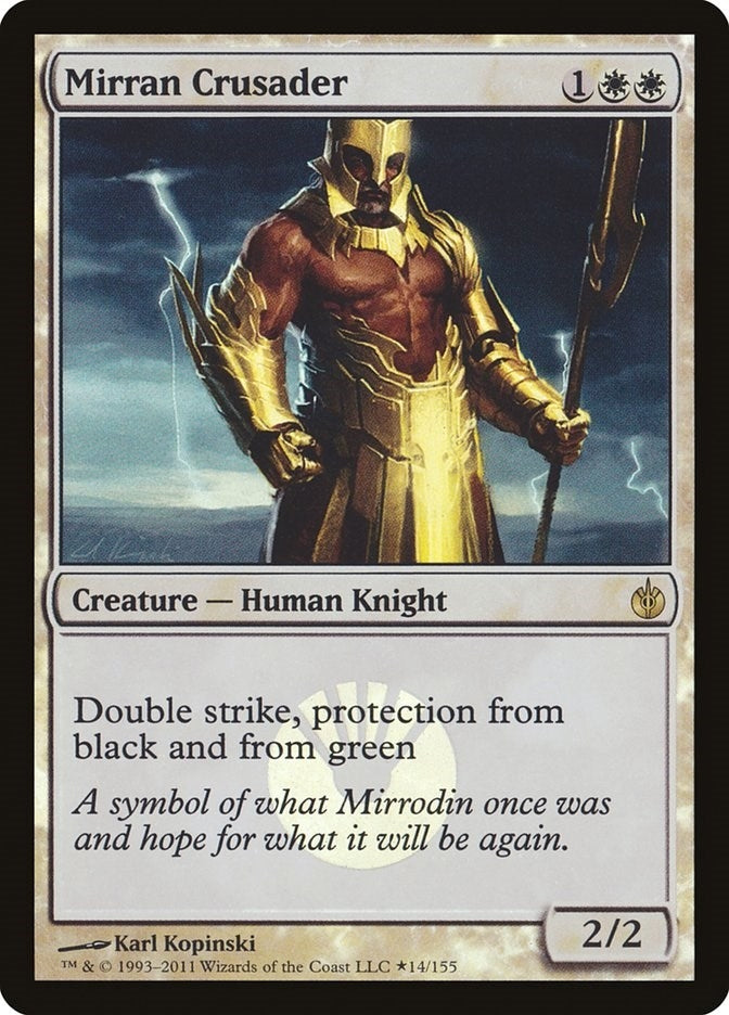 Image for Mirran Crusader (14) [Buy-A-Box Promos] - Magic: The Gathering