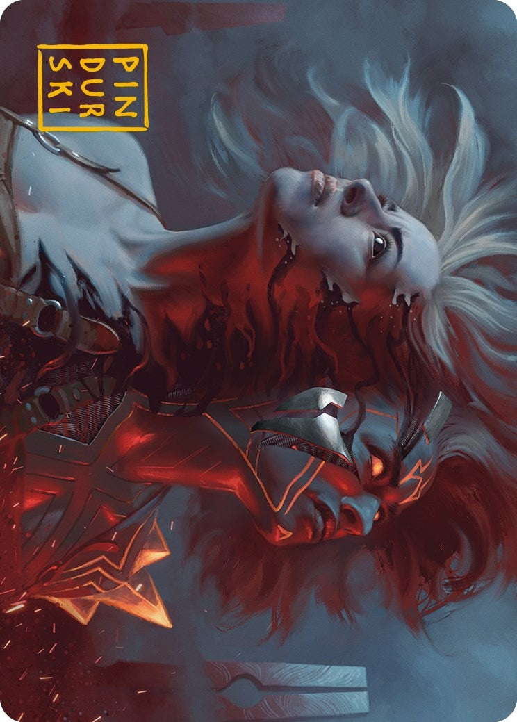 Image for Thrill of Possibility Art Card (Gold-Stamped Signature) (36) [Phyrexia: All Will Be One] - Magic: The Gathering