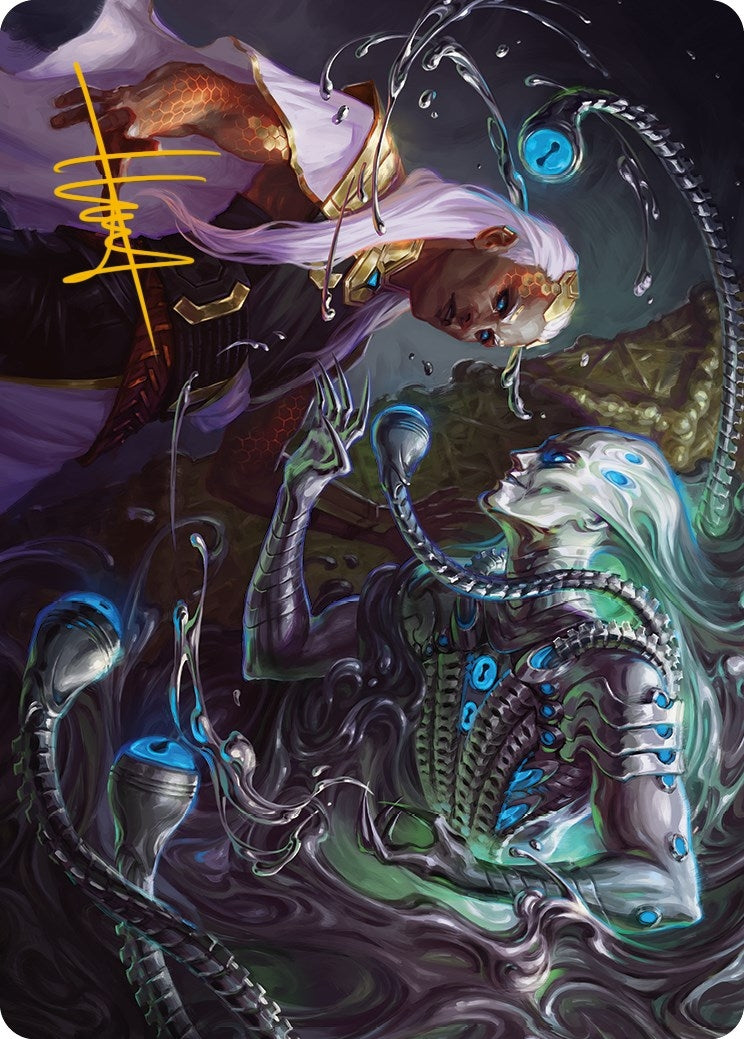 Image for Mirage Mockery Art Card (Gold-Stamped Signature) (17) [Phyrexia: All Will Be One] - Magic: The Gathering