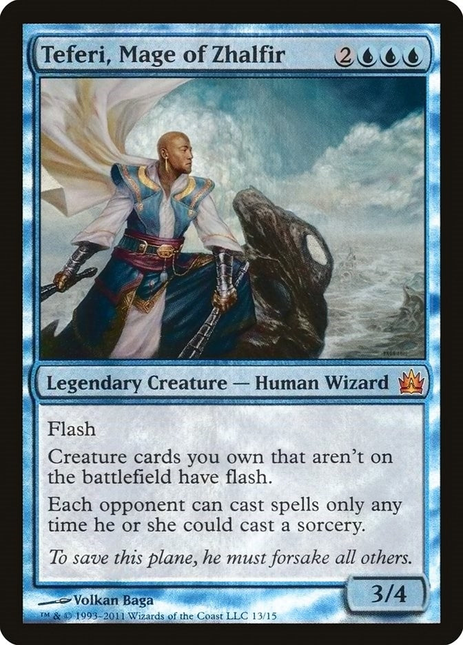 Image for Teferi, Mage of Zhalfir (13) [From the Vault: Legends] - Magic: The Gathering