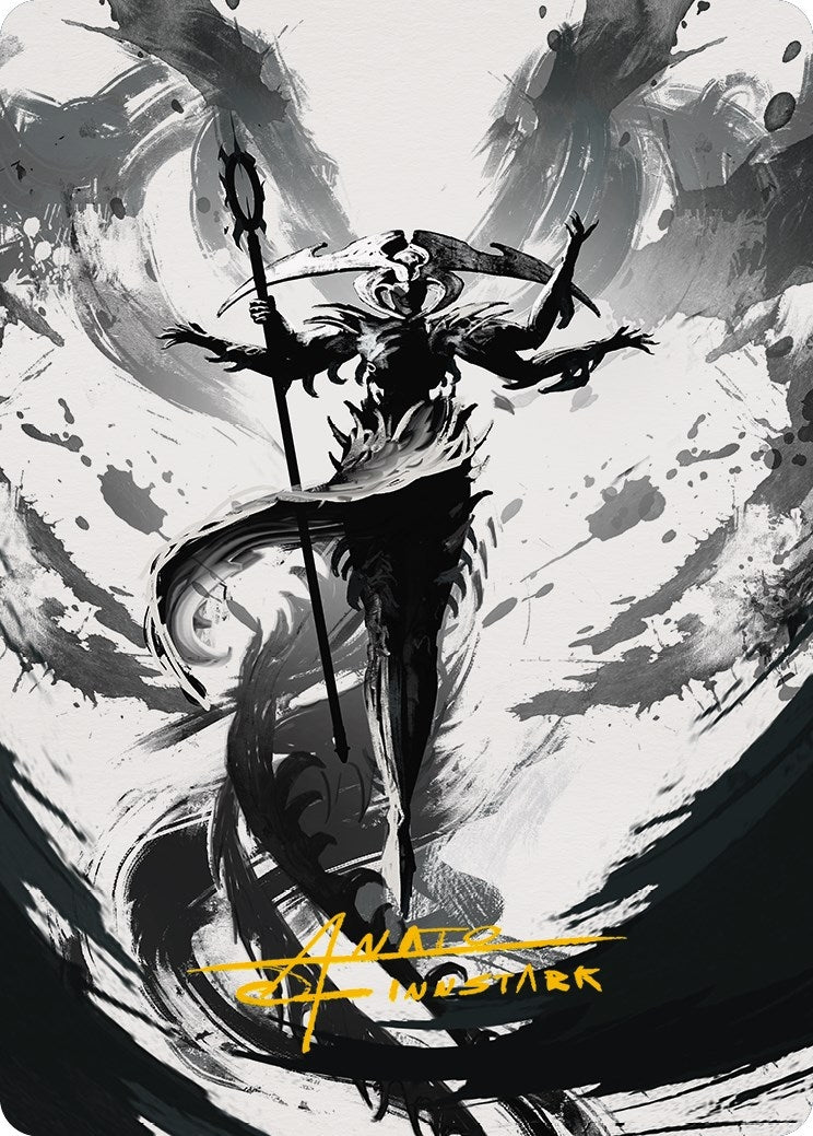 Image for Atraxa, Grand Unifier Art Card (77/81) (Gold-Stamped Signature) (77) [Phyrexia: All Will Be One] - Magic: The Gathering