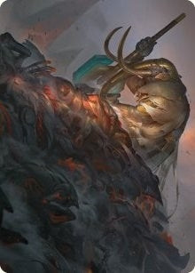 Image for Against All Odds Art Card (1) [Phyrexia: All Will Be One] - Magic: The Gathering