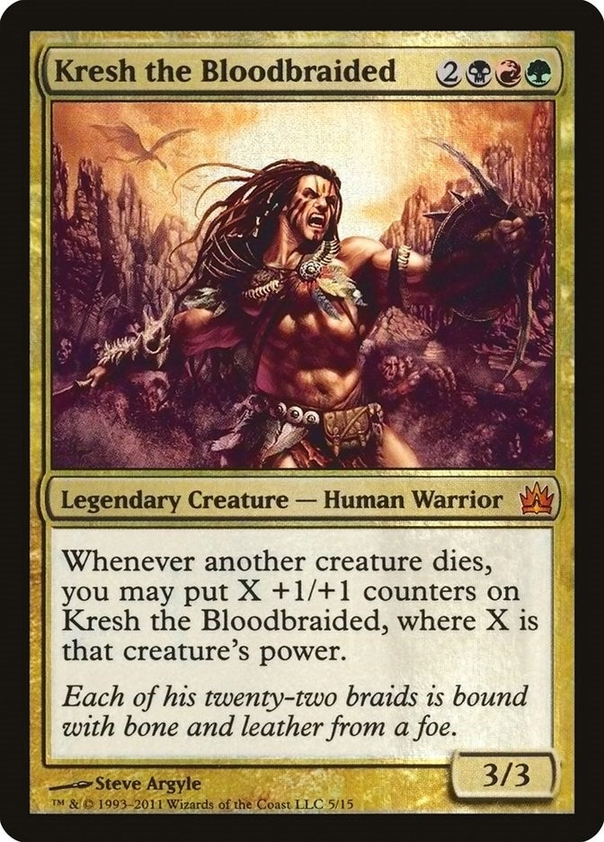 Image for Kresh the Bloodbraided (5) [From the Vault: Legends] - Magic: The Gathering