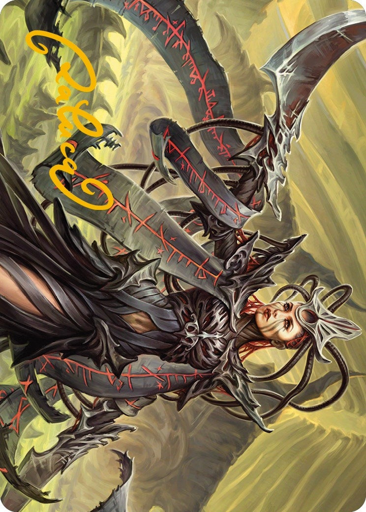 Image for Testament Bearer Art Card (Gold-Stamped Signature) (23) [Phyrexia: All Will Be One] - Magic: The Gathering