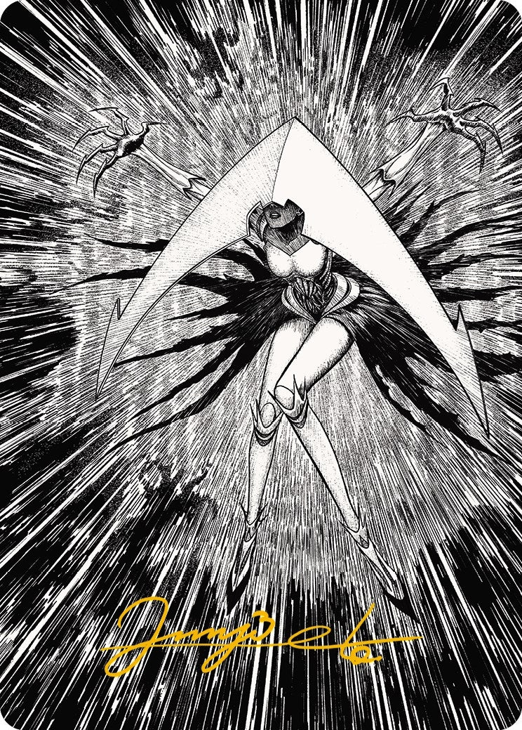 Image for Elesh Norn, Mother of Machines Art Card (64/81) (Gold-Stamped Signature) (64) [Phyrexia: All Will Be One] - Magic: The Gathering