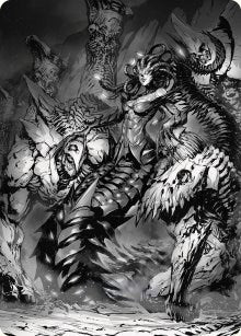Image for Vraska, Betrayal's Sting Art Card (72) [Phyrexia: All Will Be One] - Magic: The Gathering