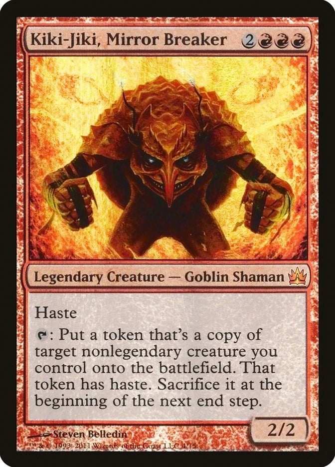 Image for Kiki-Jiki, Mirror Breaker (4) [From the Vault: Legends] - Magic: The Gathering