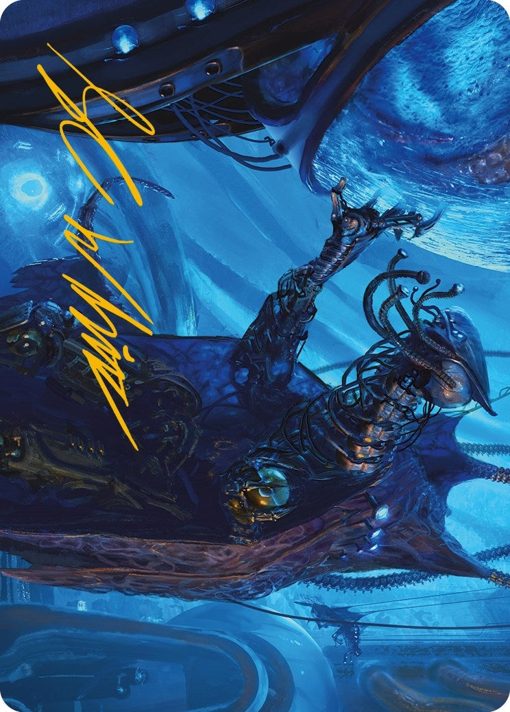 Image for Atmosphere Surgeon Art Card (Gold-Stamped Signature) (12) [Phyrexia: All Will Be One] - Magic: The Gathering