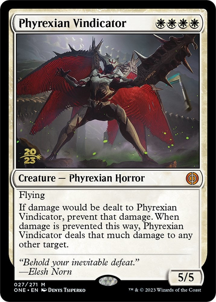 Image for Phyrexian Vindicator (27) [Prerelease Cards] - Magic: The Gathering