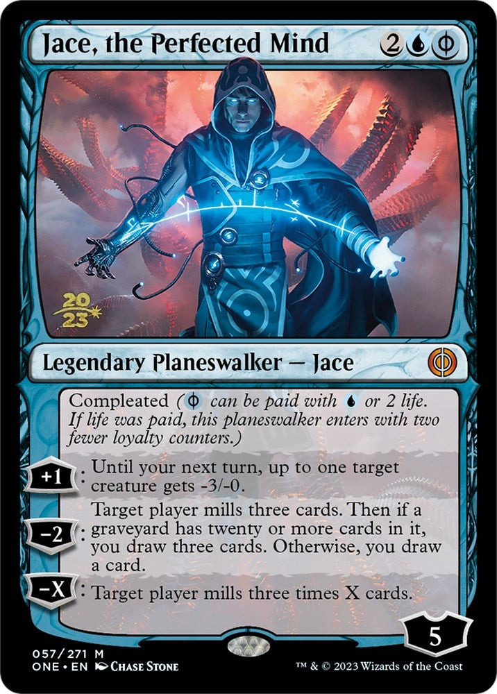 Image for Jace, the Perfected Mind (57) [Prerelease Cards] - Magic: The Gathering