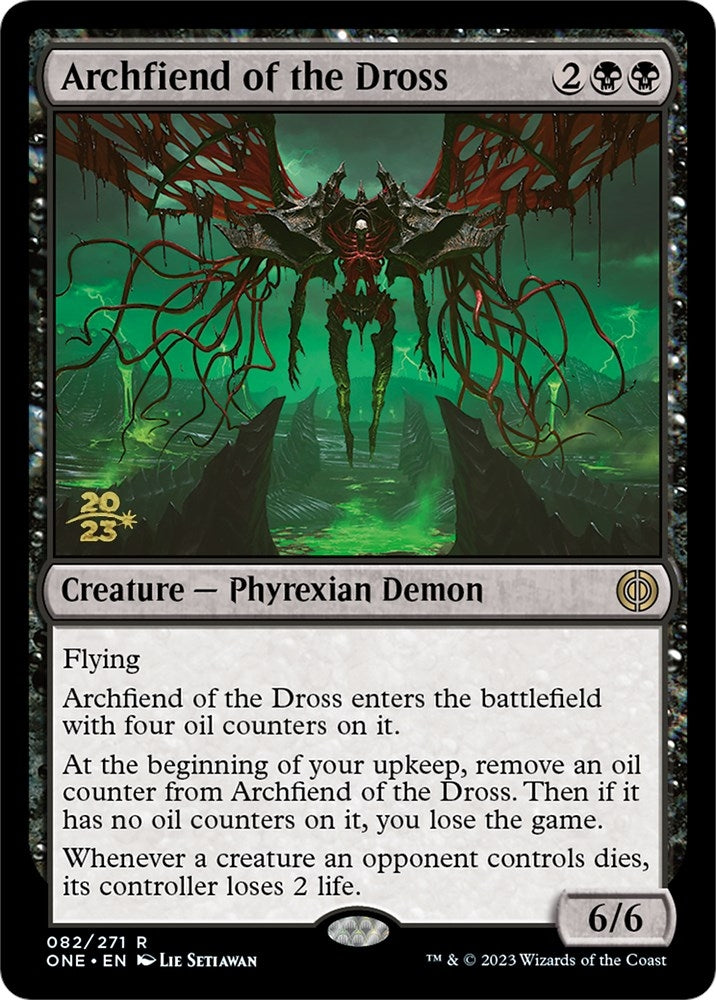 Image for Archfiend of the Dross (82) [Prerelease Cards] - Magic: The Gathering