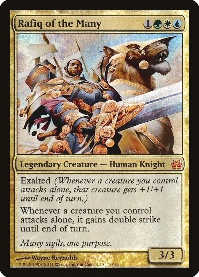 Image for Rafiq of the Many (10) [From the Vault: Legends] - Magic: The Gathering
