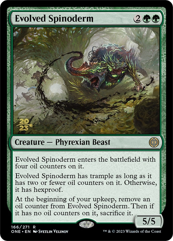 Image for Evolved Spinoderm (166) [Prerelease Cards] - Magic: The Gathering