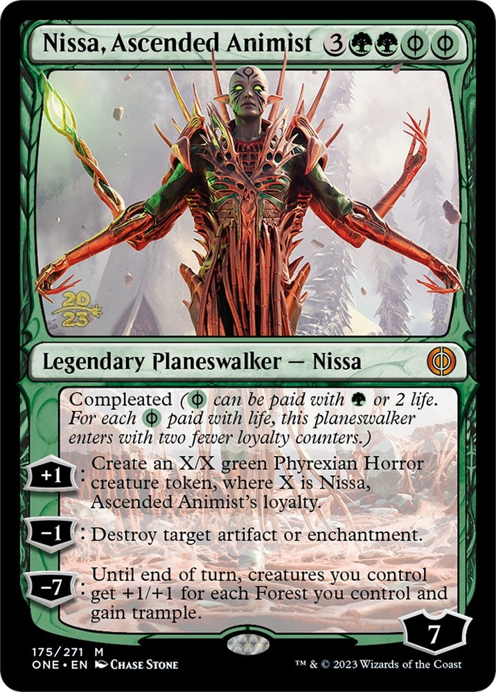 Nissa, Ascended Animist (175) [Prerelease Cards]