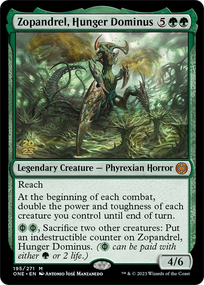 Image for Zopandrel, Hunger Dominus (195) [Prerelease Cards] - Magic: The Gathering