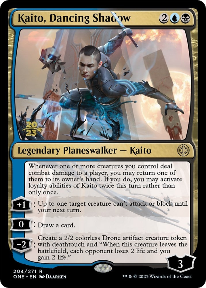 Image for Kaito, Dancing Shadow (204) [Prerelease Cards] - Magic: The Gathering