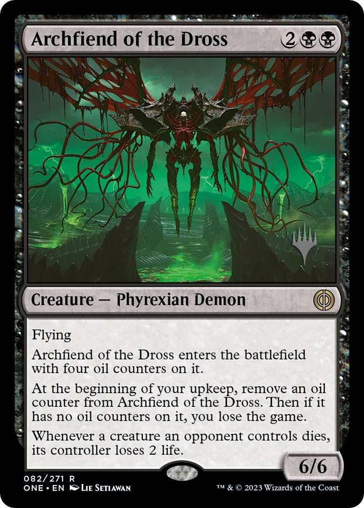 Image for Archfiend of the Dross (82) [Phyrexia: All Will Be One] - Magic: The Gathering