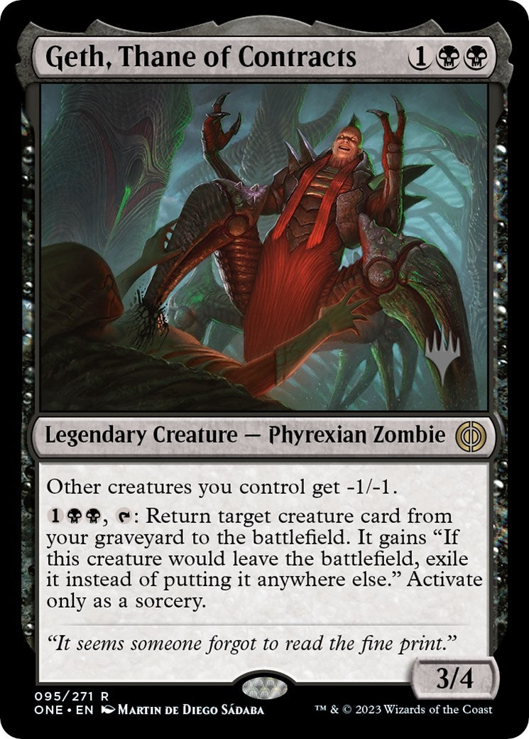 Image for Geth, Thane of Contracts (95) [Phyrexia: All Will Be One] - Magic: The Gathering