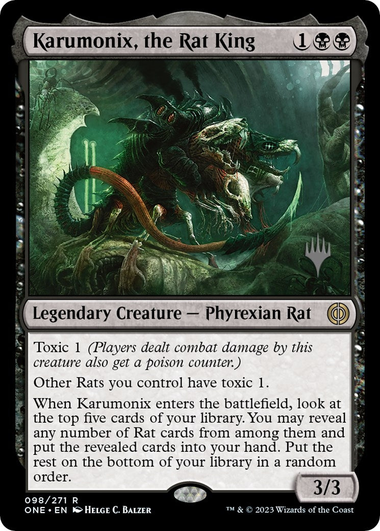 Image for Karumonix, the Rat King (98) [Phyrexia: All Will Be One] - Magic: The Gathering