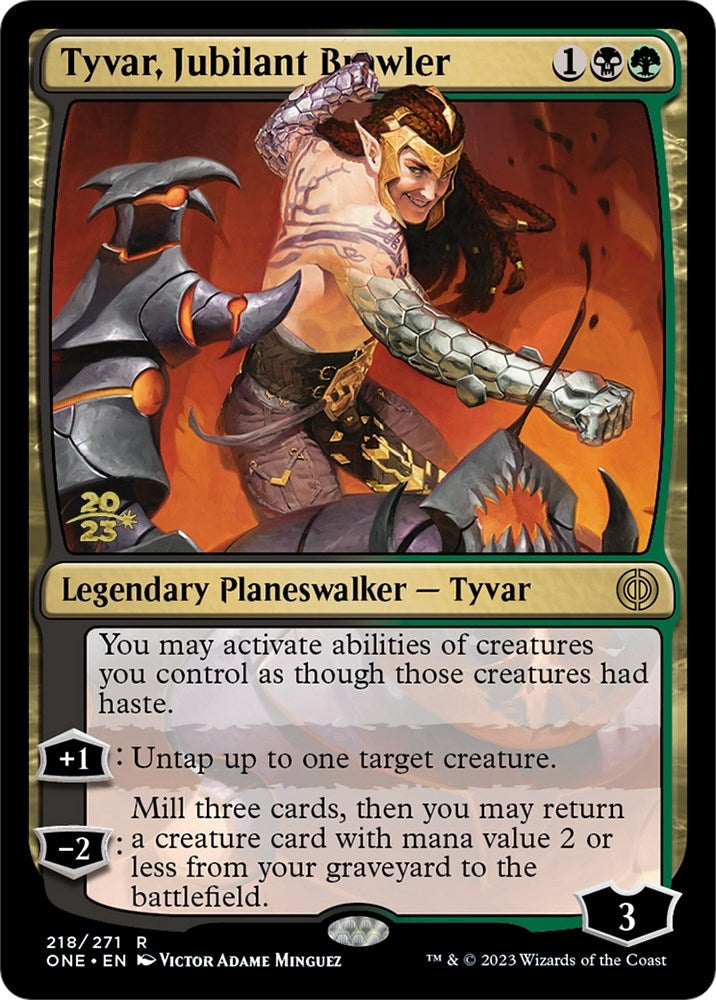 Image for Tyvar, Jubilant Brawler (218) [Prerelease Cards] - Magic: The Gathering