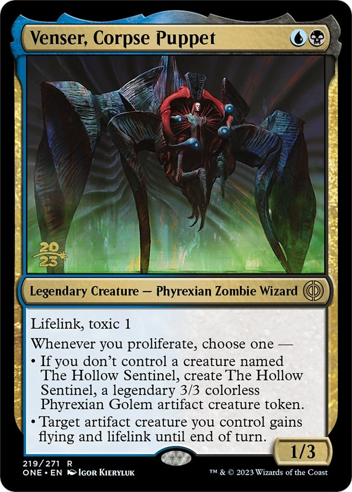 Image for Venser, Corpse Puppet (219) [Prerelease Cards] - Magic: The Gathering