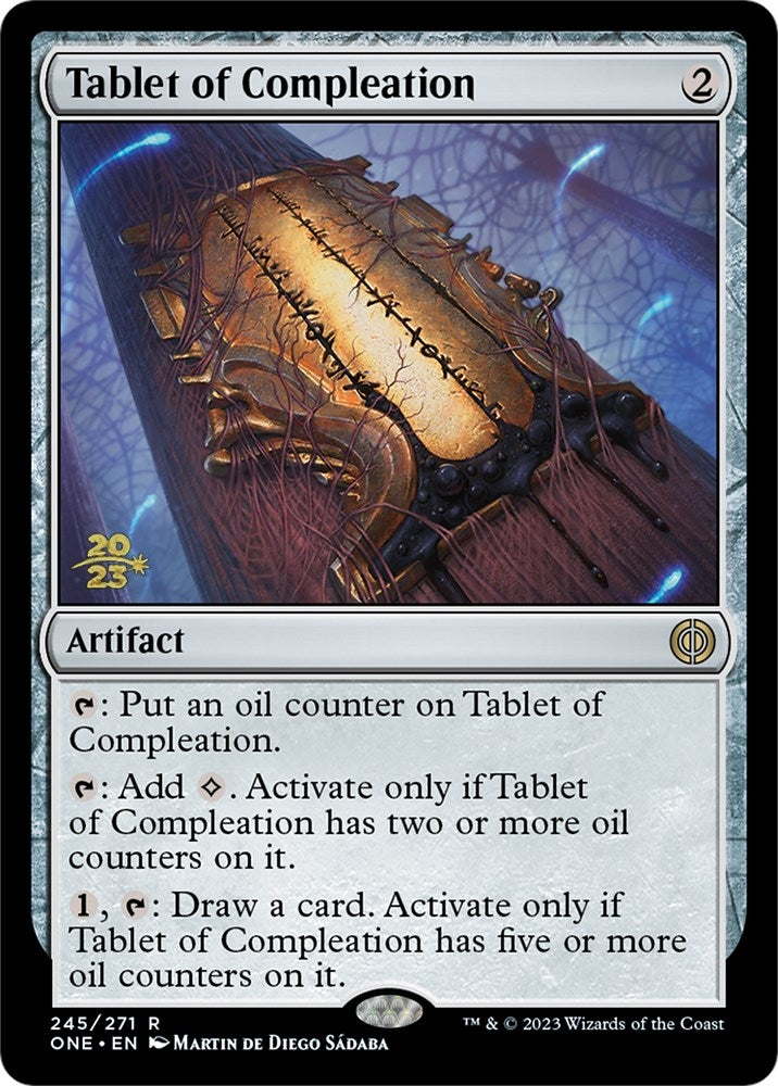 Image for Tablet of Compleation (245) [Prerelease Cards] - Magic: The Gathering