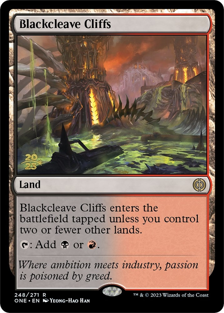 Image for Blackcleave Cliffs (248) [Prerelease Cards] - Magic: The Gathering