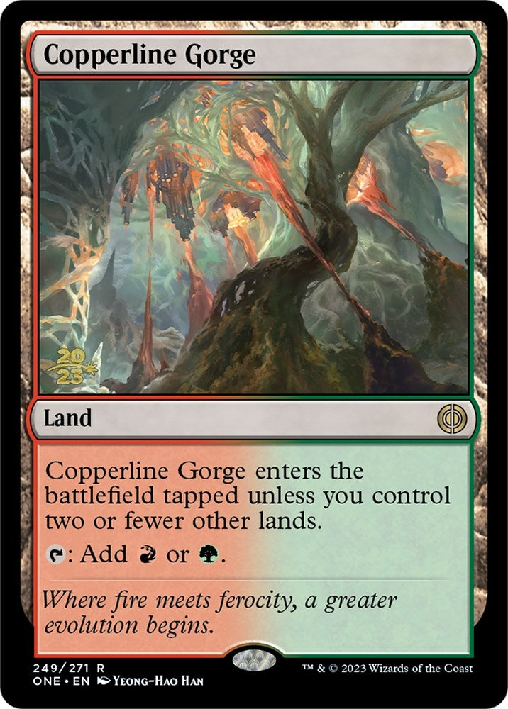 Image for Copperline Gorge (249) [Prerelease Cards] - Magic: The Gathering
