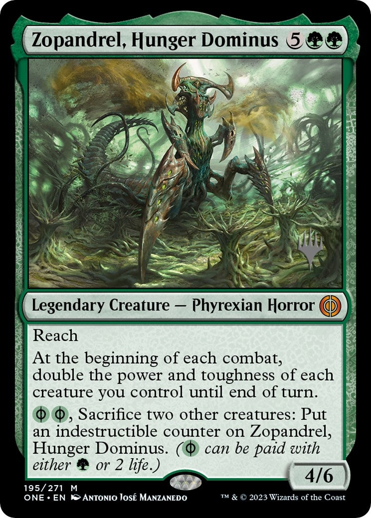 Image for Zopandrel, Hunger Dominus (195) [Phyrexia: All Will Be One] - Magic: The Gathering