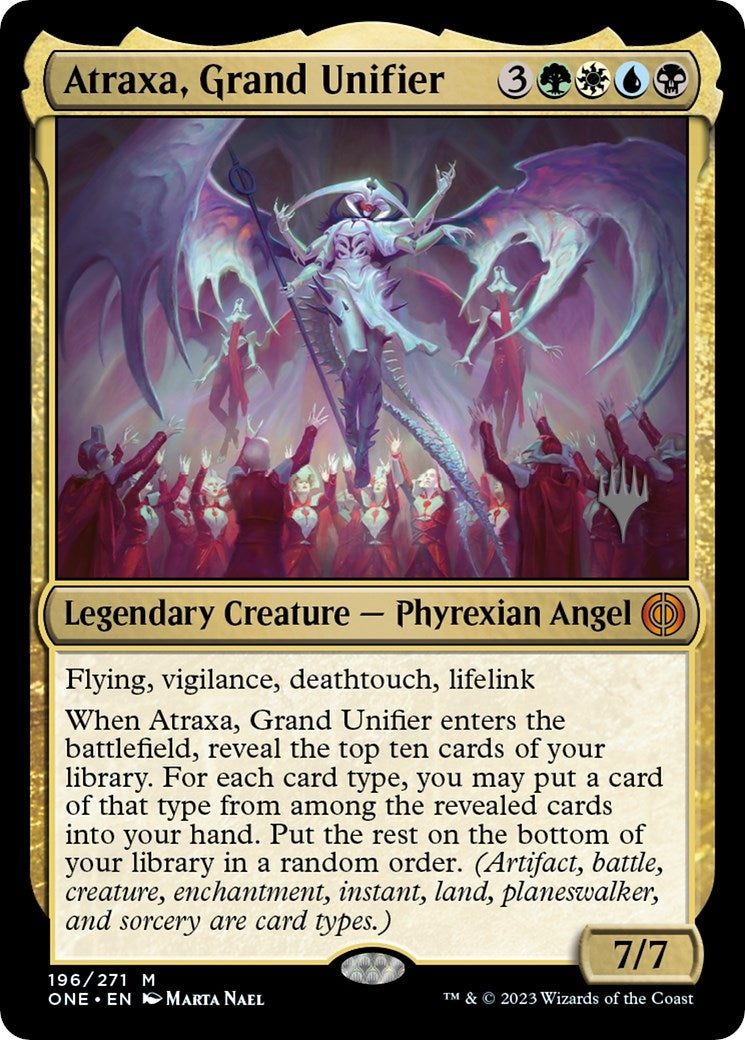 Image for Atraxa, Grand Unifier (196) [Phyrexia: All Will Be One] - Magic: The Gathering