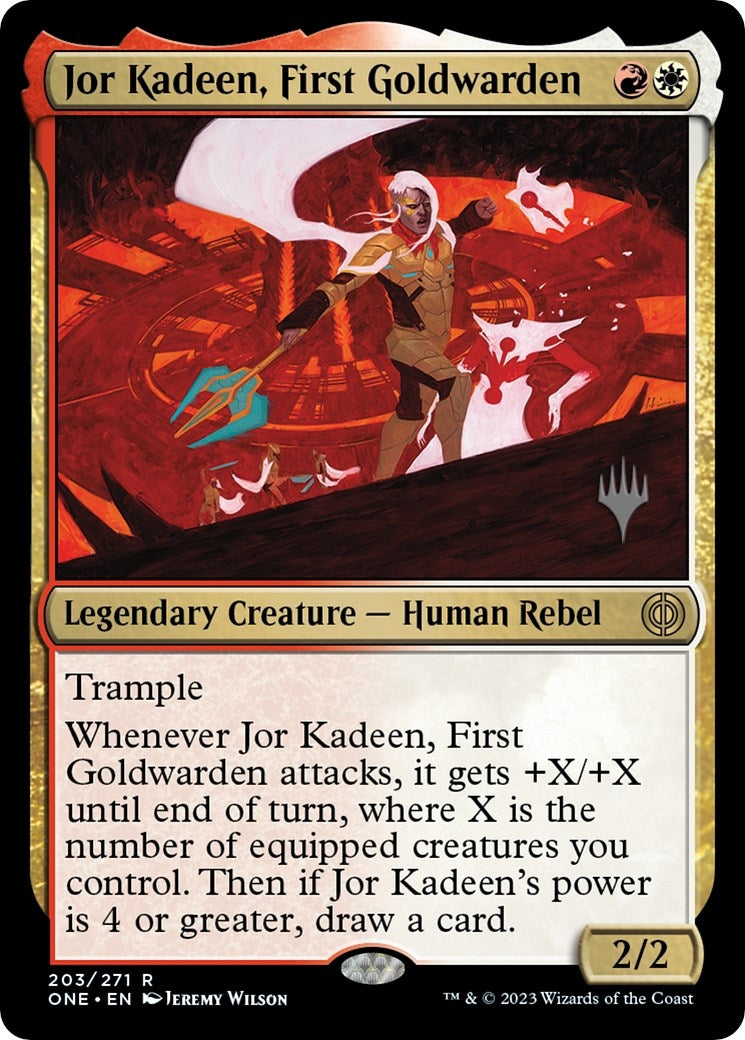 Image for Jor Kadeen, First Goldwarden (203) [Phyrexia: All Will Be One] - Magic: The Gathering