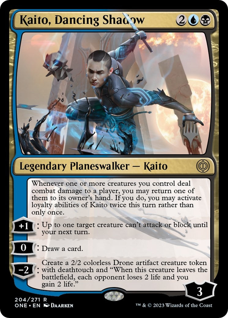 Image for Kaito, Dancing Shadow (204) [Phyrexia: All Will Be One] - Magic: The Gathering
