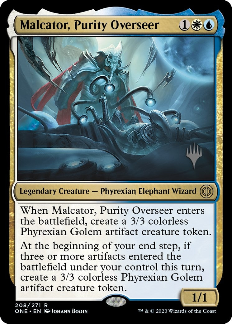 Image for Malcator, Purity Overseer (208) [Phyrexia: All Will Be One] - Magic: The Gathering