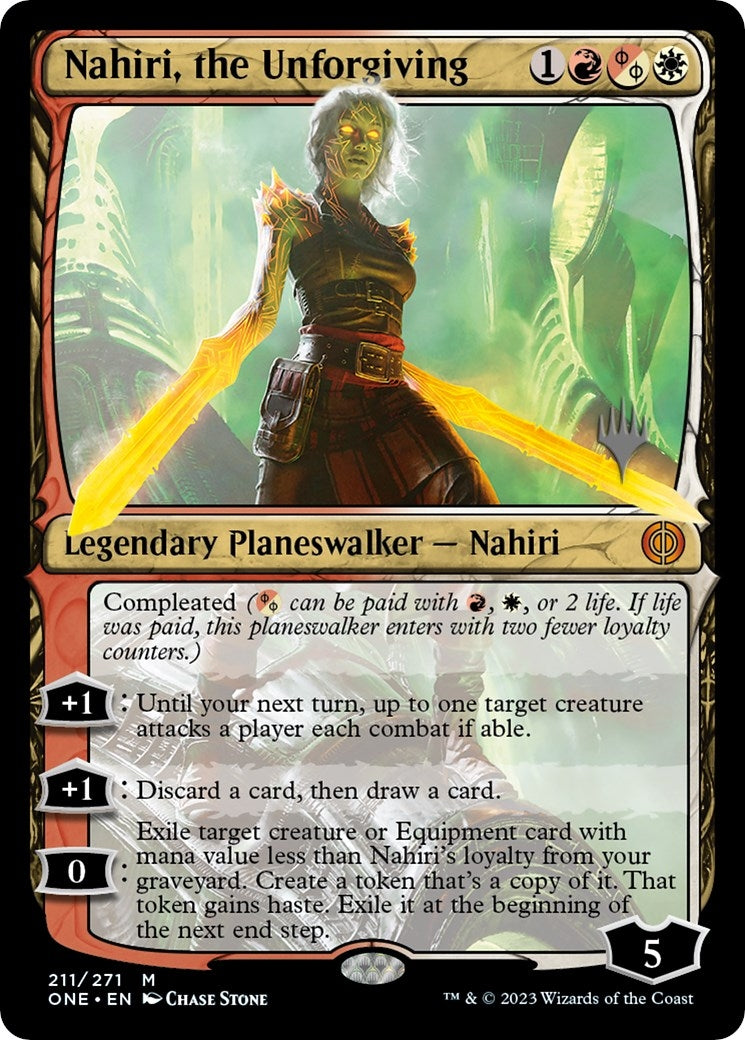 Image for Nahiri, the Unforgiving (211) [Phyrexia: All Will Be One] - Magic: The Gathering