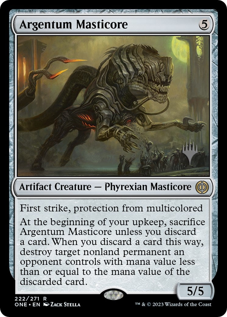 Image for Argentum Masticore (222) [Phyrexia: All Will Be One] - Magic: The Gathering
