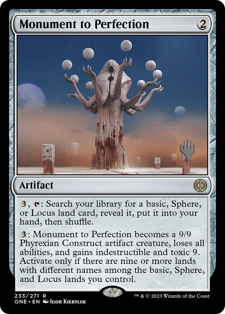 Image for Monument to Perfection (233) [Phyrexia: All Will Be One] - Magic: The Gathering