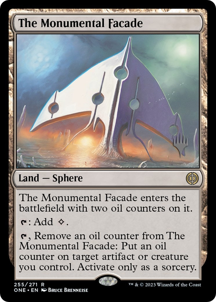 Image for The Monumental Facade (255) [Phyrexia: All Will Be One] - Magic: The Gathering