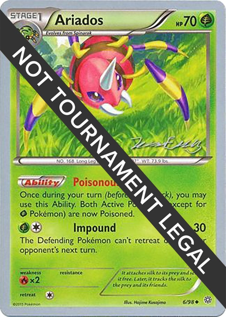 Image for Ariados - 2016 (Jesper Eriksen) (6/98) [World Championship Decks] - Pokemon