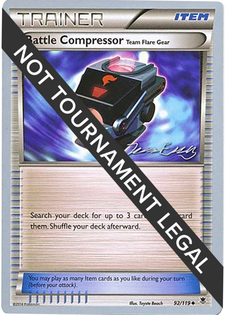 Image for Battle Compressor (Team Flare Gear) - 2016 (Jesper Eriksen) (92/119) [World Championship Decks] - Pokemon
