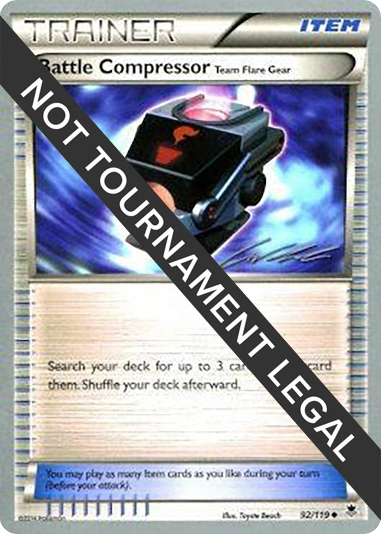 Image for Battle Compressor (Team Flare Gear) - 2016 (Cody Walinski) (92/119) [World Championship Decks] - Pokemon