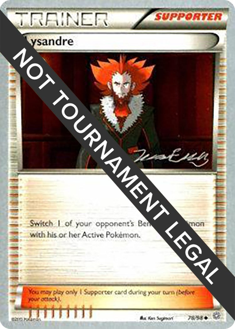 Image for Lysandre - 2016 (Jesper Eriksen) (78/98) [World Championship Decks] - Pokemon