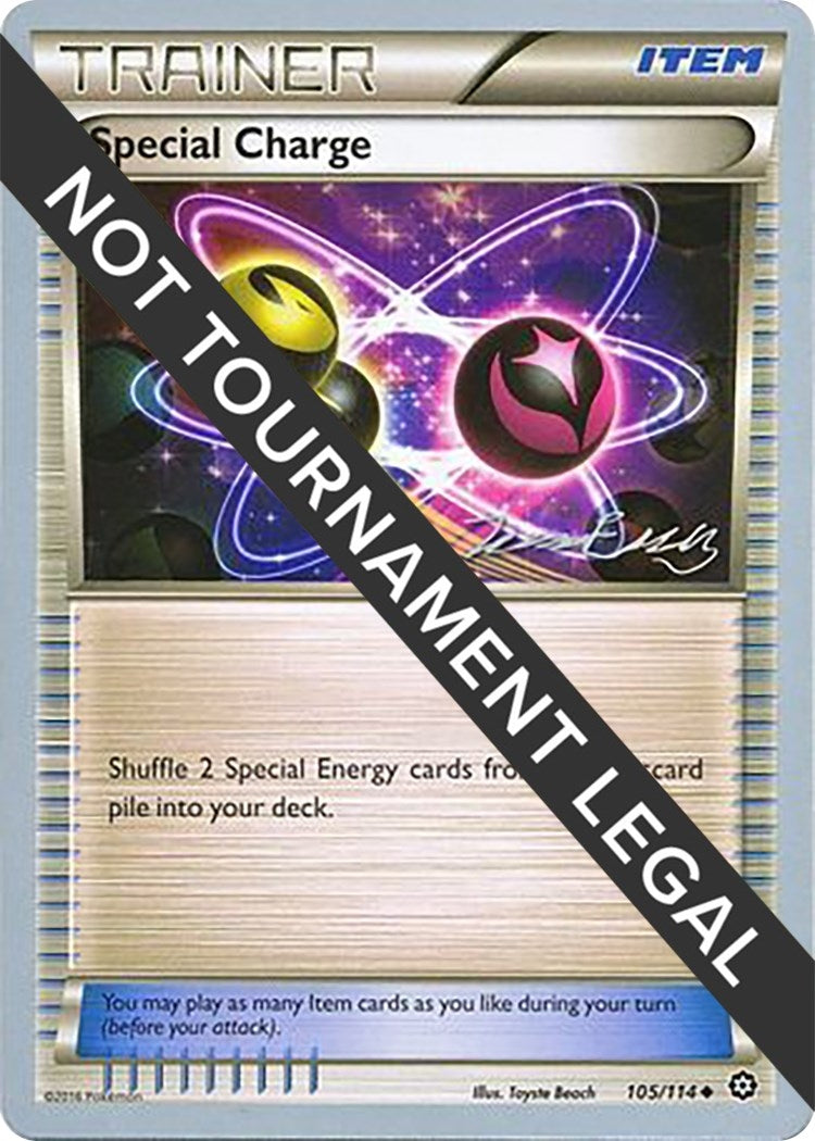 Image for Special Charge - 2016 (Jesper Eriksen) (105/114) [World Championship Decks] - Pokemon
