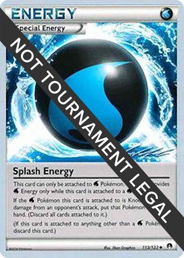 Image for Splash Energy - 2016 (Cody Walinski) (113/122) [World Championship Decks] - Pokemon
