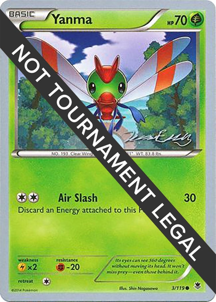 Image for Yanma - 2016 (Jesper Eriksen) (3/119) [World Championship Decks] - Pokemon