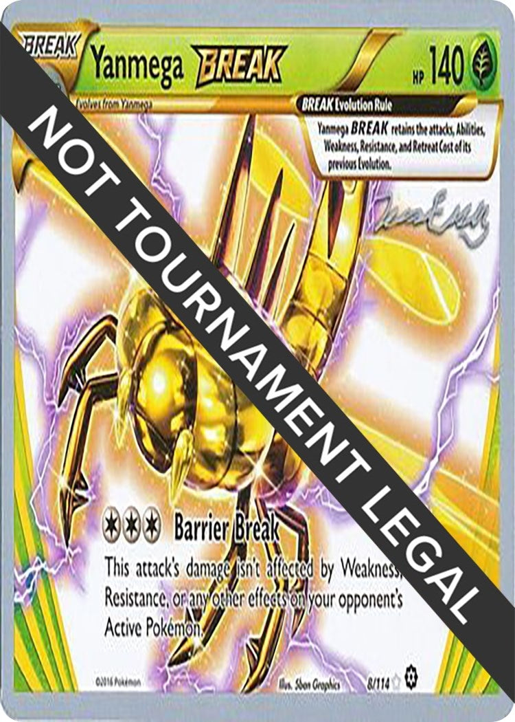 Image for Yanmega BREAK - 2016 (Jesper Eriksen) (8/114) [World Championship Decks] - Pokemon