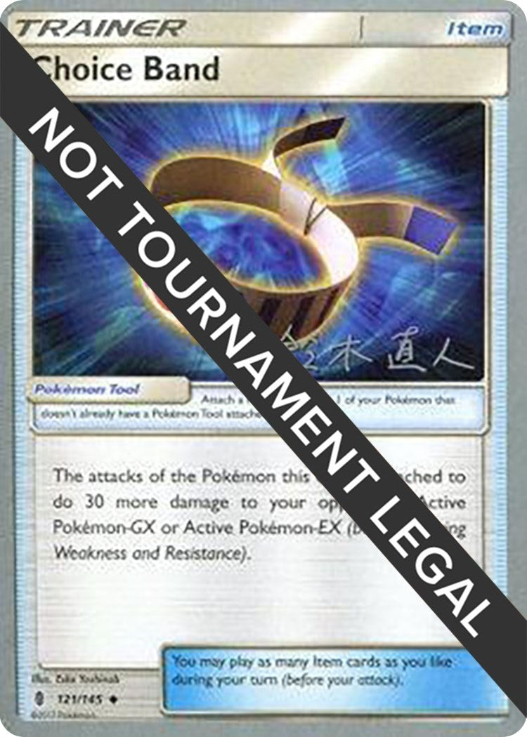 Image for Choice Band - 2017 (Naoto Suzuki) (121/145) [World Championship Decks] - Pokemon