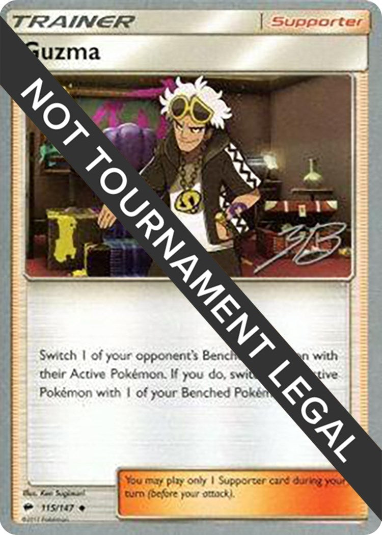 Image for Guzma - 2017 (Zachary Bokhari) (115/147) [World Championship Decks] - Pokemon