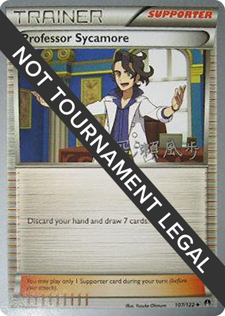 Image for Professor Sycamore - 2017 (Kabu Fukase) (107/122) [World Championship Decks] - Pokemon