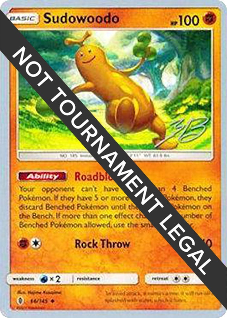 Image for Sudowoodo - 2017 (Zachary Bokhari) (66/145) [World Championship Decks] - Pokemon